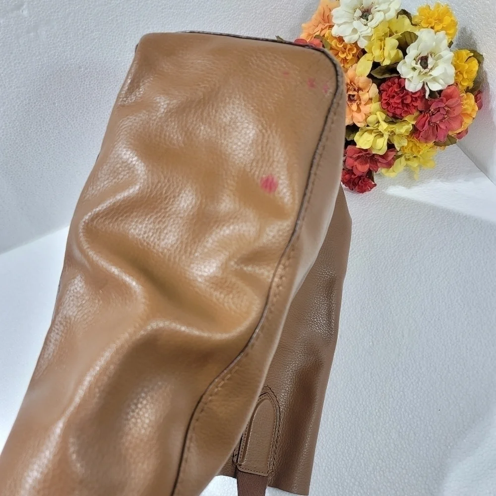 Coach women's signature classic large tote Derby brown leather F59818